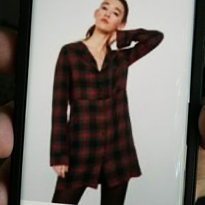 Short plaid dress